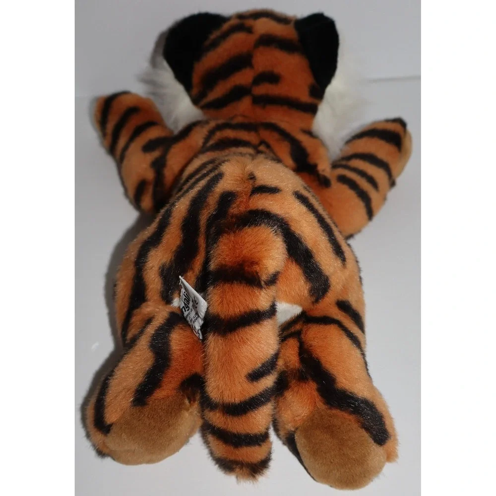 Russ Berrie Bengali Bengal Tiger Plush Orange Black Striped Puppet T24118 10 in